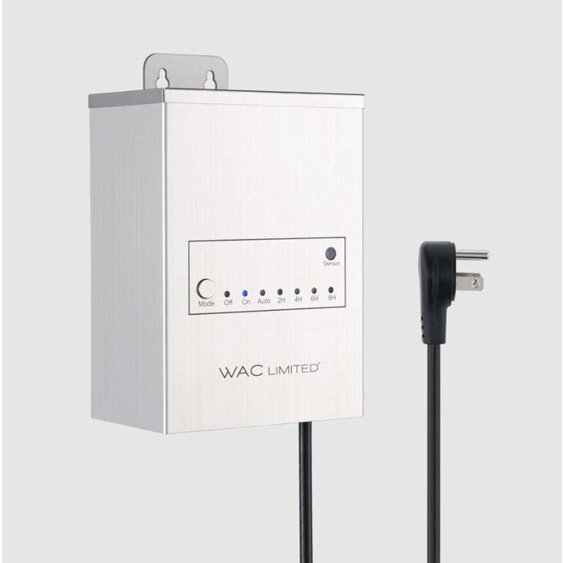 WAC Lighting WAC Limited Landscape 12V Power Supply/200W, Steel - LC-2531200-SS