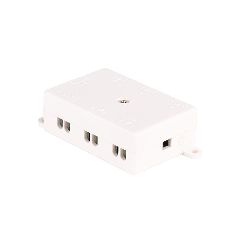 WAC Mini Puck LED 6 Port Terminal, White - MTB-01-WT