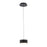 dweLED Ohm 6" LED 1 Light Pendant 3000K, Black/Opal