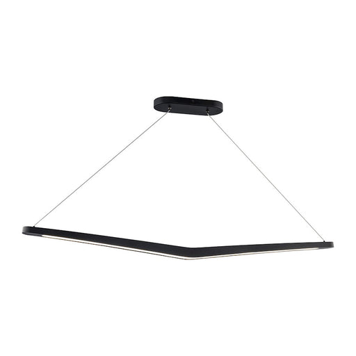 dweLED Alleron 46" LED Linear Pendant 2700K, Black - PD-13446-27-BK