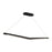 dweLED Alleron 46" LED Linear Pendant 2700K, Black