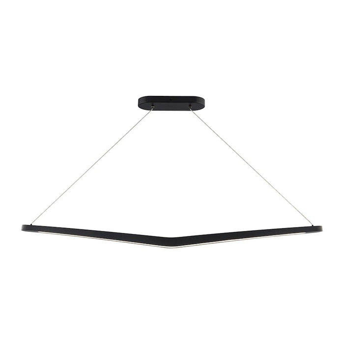 dweLED Alleron 46" LED Linear Pendant 2700K, Black