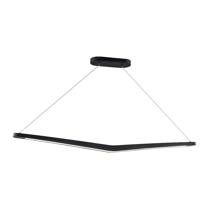 dweLED Alleron 46" LED Linear Pendant 3500K, Black - PD-13446-35-BK