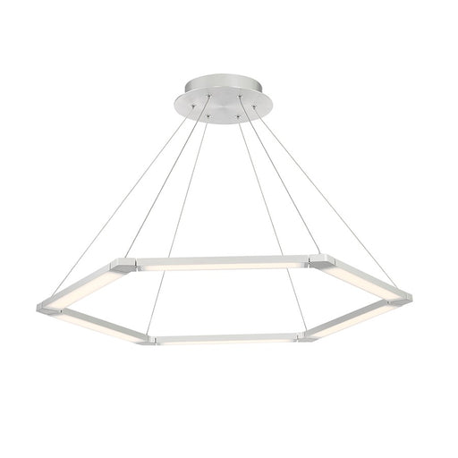 dweLED Lune 32" LED 6 Light Pendant 3000K, Opal