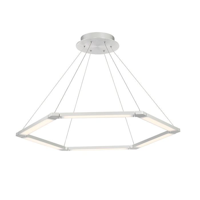dweLED Lune 32" LED 6 Light Pendant 3000K, Opal