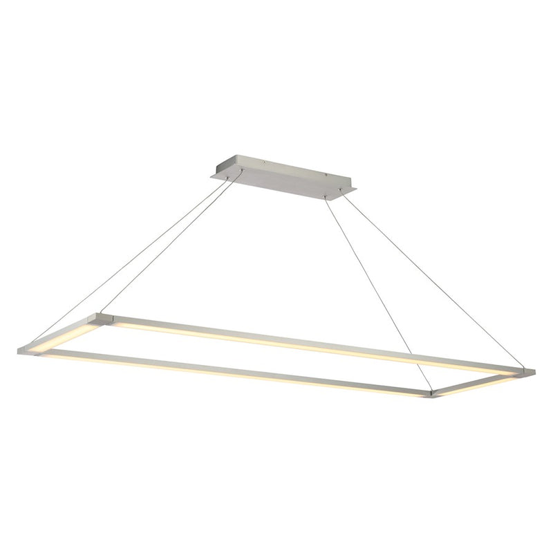 dweLED Lune 52" LED 4 Light Pendant 3000K, Opal