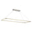 dweLED Lune 52" LED 4 Light Pendant 3000K, Opal