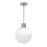 dweLED Gaze 12" LED Pendant 2700K, Brushed Nickel