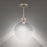 dweLED Gaze 12" LED Pendant 2700K, Brushed Nickel