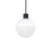 dweLED Gaze 12" LED Pendant 3000K, Black - PD-23412-30-BK