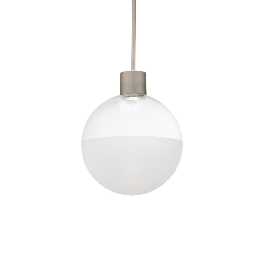 dweLED Gaze 12" LED Pendant 3000K, Brushed Nickel - PD-23412-30-BN