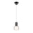 WAC Twist-N-Lite 1Lt LED Torch Pendant, Black/Clear/White
