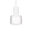 WAC Twist-N-Lite 1Lt LED Torch Pendant, White/Clear/White - PD-250905-CS-WT