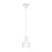 WAC Twist-N-Lite 1Lt LED Torch Pendant, White/Clear/White