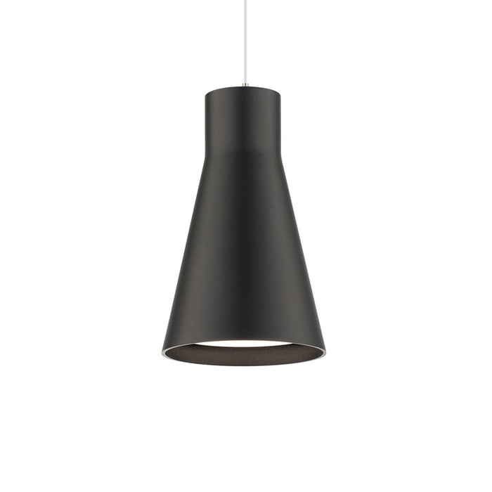 WAC Twist-N-Lite 1Lt LED Solo Pendant, Black - PD-251005-CS-BK