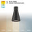 WAC Twist-N-Lite 1Lt LED Solo Pendant, Black