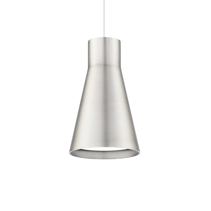 WAC Twist-N-Lite 1Lt LED Solo Pendant, Nickel - PD-251005-CS-BN