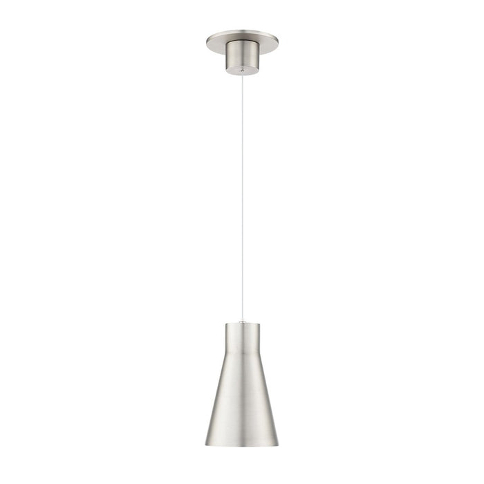 WAC Twist-N-Lite 1Lt LED Solo Pendant, Nickel