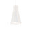 WAC Twist-N-Lite 1Lt LED Solo Pendant, White - PD-251005-CS-WT
