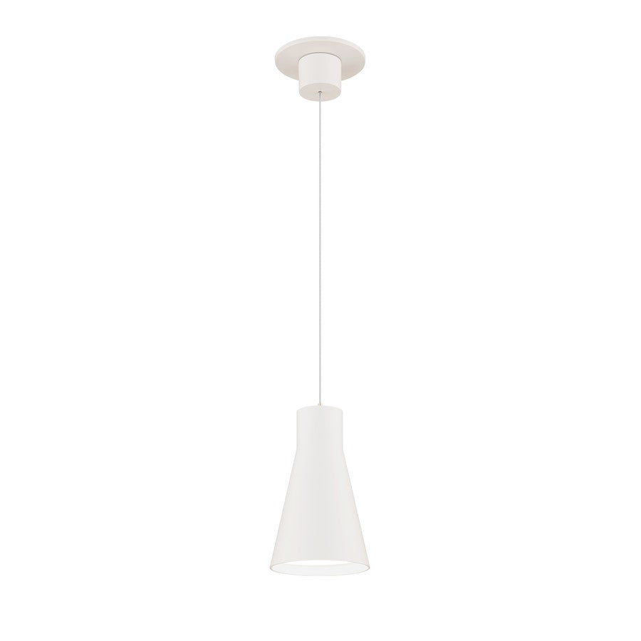 WAC Twist-N-Lite 1Lt LED Solo Pendant, White