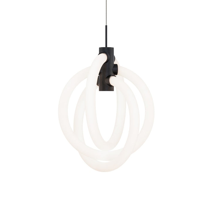 dweLED Knot 10" LED Pendant 2700K, Black