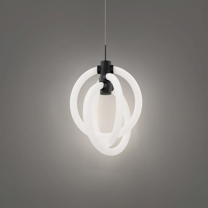 dweLED Knot 10" LED Pendant 2700K, Black