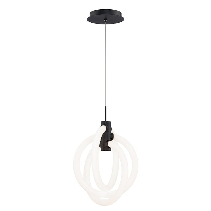 dweLED Knot 10" LED Pendant 4000K, Black - PD-27413-40-BK