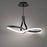 dweLED Mobius 33" LED Linear Pendant 3000K, Black