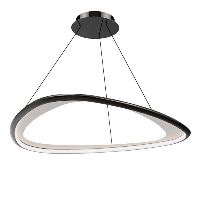 dweLED Oyster 33" LED Pendant 2700K, Black Chrome - PD-41433-27-BC