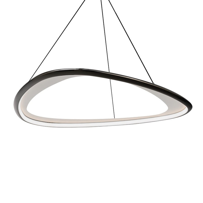 dweLED Oyster 33" LED Pendant 2700K, Black Chrome