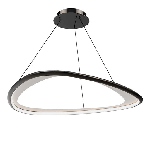 dweLED Oyster 33" LED Pendant 3500K, Black Chrome - PD-41433-35-BC