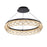 dweLED Lacey 27" LED Pendant 3000K, Black/Gold