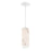 dweLED Aragon 1Lt 5" Mini-Pendant/3000K, White/Alabaster/Frost - PD-49512-30-WT