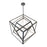 dweLED Atlas LED 1 Light Articulating Chandelier, 3500K BK/White