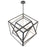 dweLED Atlas LED 1 Light Articulating Chandelier, 3500K BK/White