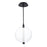 dweLED Anak" 10" LED Pendant 3000K, Black - PD-51410-BK