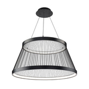 dweLED Grohle 2 Light 32" Pendant/2700K, Black/ - PD-55532-27-BK