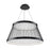 dweLED Grohle 2 Light 32" Pendant/4000K, Black/ - PD-55532-40-BK