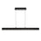 dweLED Grille 1 Light 47" Linear Pendant/4000K, Black/Frosted