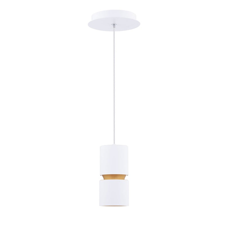 dweLED Pedistal 1 Light 3" Mini-Pendant/3500K, White/Opal