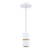 dweLED Pedistal 1 Light 3" Mini-Pendant/4000K, White/Opal - PD-60506-40-WT