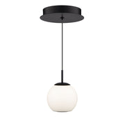 dweLED Close Encounters 1 Light Mini-Pendant, White/ - PD-61506-WT