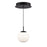 dweLED Close Encounters 1 Light Mini-Pendant, White/ - PD-61506-WT