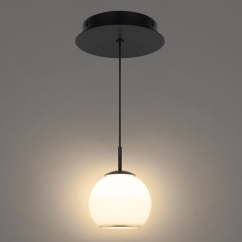 dweLED Close Encounters 1 Light Mini-Pendant, White