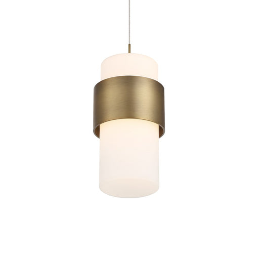 dweLED Banded 9" LED 1 Light Pendant, 3000K