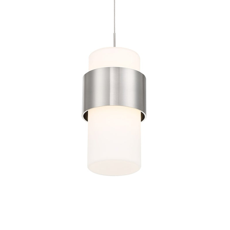 dweLED Banded 9" LED 1 Light Pendant, 3000K