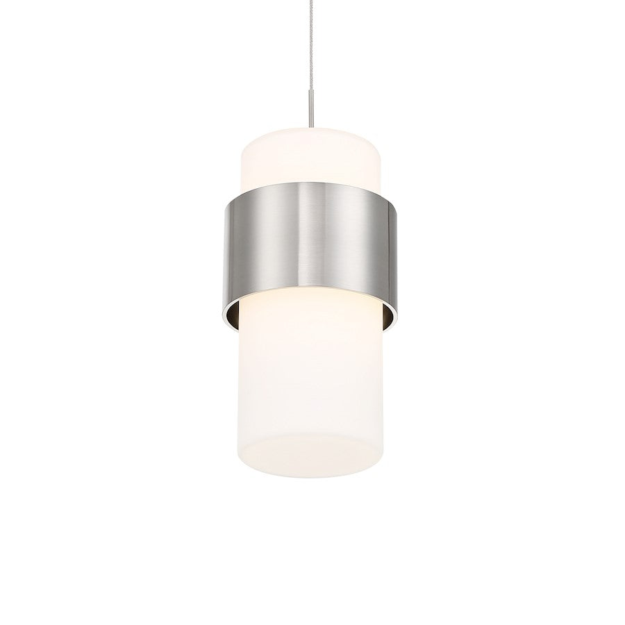 dweLED Banded 9" LED 1 Light Pendant, 3000K