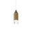 dweLED Action 8" LED 1 Light Pendant, 3000K, White
