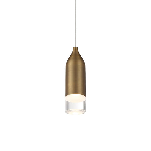 dweLED Action 8" LED 1 Light Pendant, 3000K, White