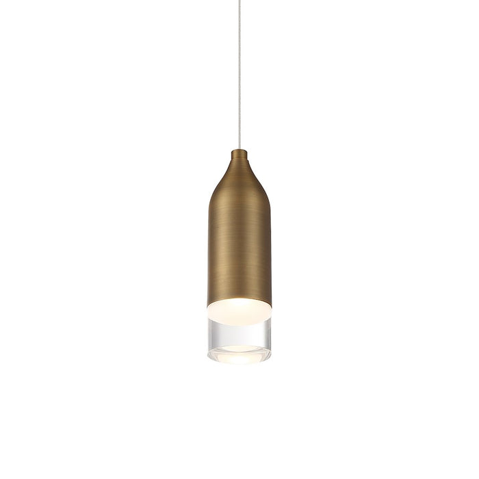 dweLED Action 8" LED 1 Light Pendant, 3000K, White